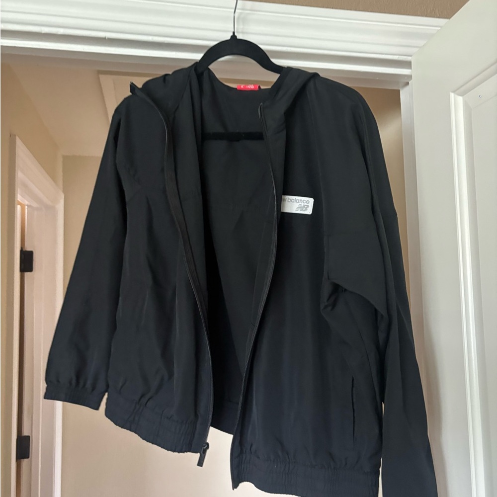 New Balance Black Windbreaker Jacket